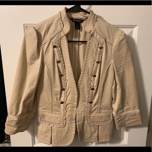 Like New Women’s WHBM Tan Blazer - Size 4
